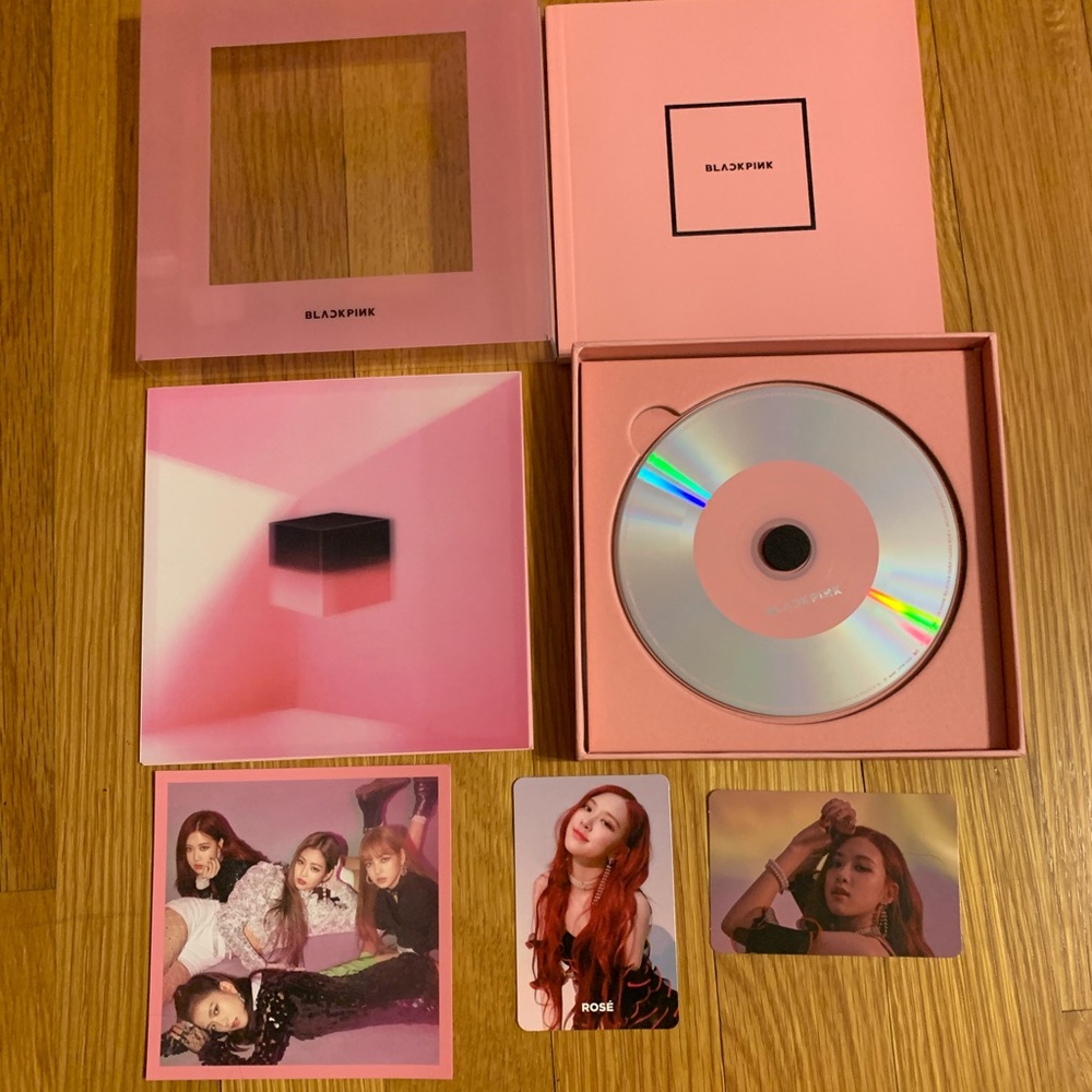Blackpink square up mini album pink version